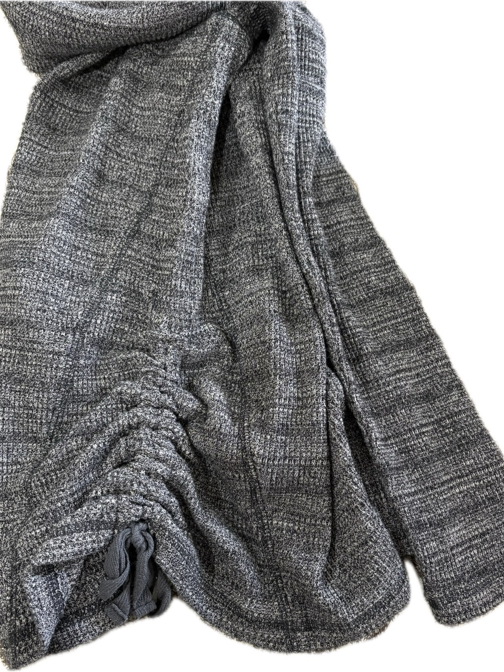 J.Jill Pure Jill Marled Cowl Turtleneck Pullover Sweater Side Lace-Up Size Small - Picture 5 of 6
